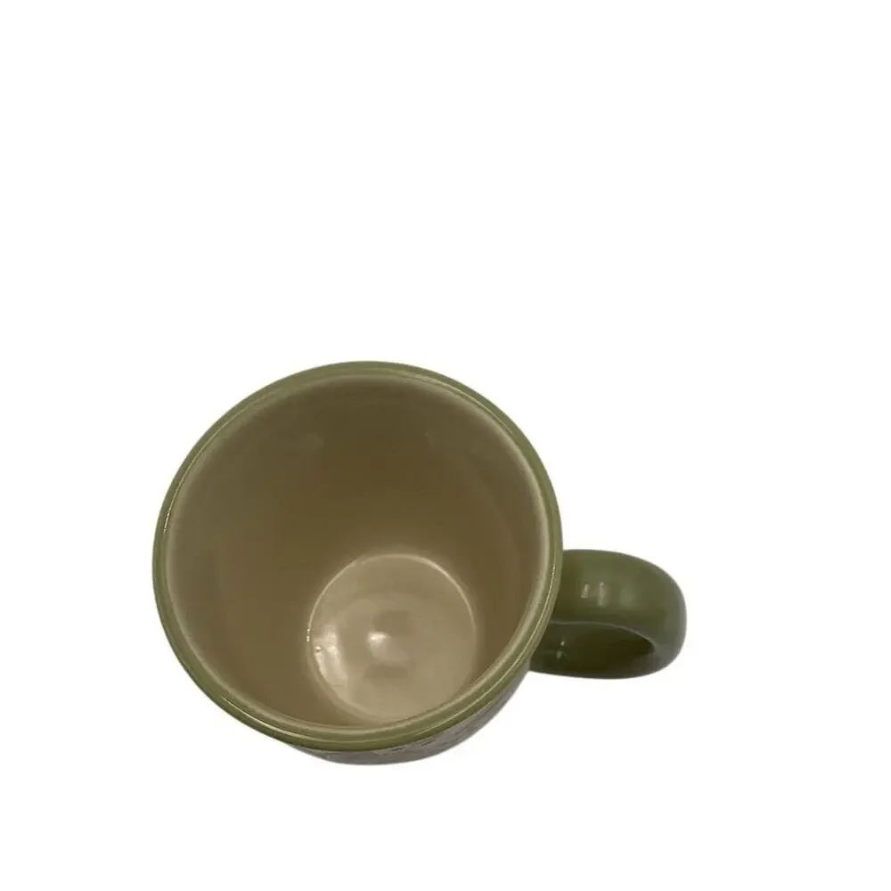 Jaclyn Smith Traditions Floral Ivory Ceramic‎ Mug Multicolor